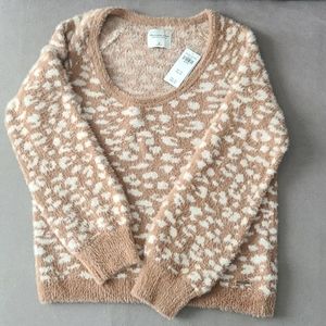 NWT Leopard Abercrombie Sweater